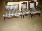 WALNUT PARLOUR SET
