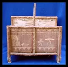 Tomah Joseph Birch Bark Log Carrier