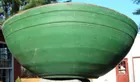 Maine Turned Wooden Bowl in Original Apple Green 