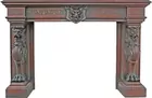 1880s Carved Mantle
