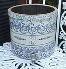 Sponge Decorated Water Crock