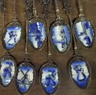 ENAMELED DUTCH SPOONS MARKED CZECHO