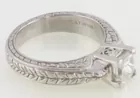 Platinum Ladies Diamond Engagement Ring 