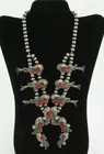 Vintage Navajo squash blossom necklace