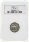 1881 Pf 65 Shield Nickel, Graded Ngc