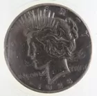 1928 Peace Silver Dollar, Raw, Xf