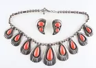 Vintage Navajo Necklace & Earrings