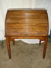 OAK ROLL TOP DESK