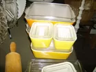 SET OF PYREX REFRIGERATOR DISHES