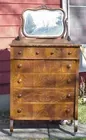 LARGE OAK HIGHBOY