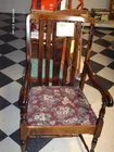 30'S WALNUT ARMCHAIR