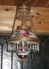 Hanging oil lamp