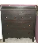 2 over 2 Walnut Chest