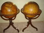 A PAIR OF CELESTIAL AND TERRESTRIAL GLOBES