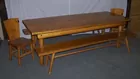 Rittenhouse table, benches, chairs