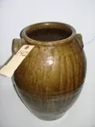 2 HANDLE STORAGE JAR, N.C. MARKED 4 GAL.