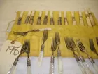 12 PEARL HANDLE KNIVES, 11 PEARL HANDEL