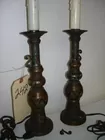 PR OF CLOISONNE CANDLE STICKS
