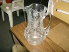 Heisey orchid water pitcher