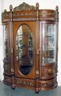 Curved Glass Decorator Cabinet