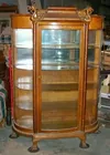 LYN LIECHTY AUCTIONS  Bowfront China Cabinet