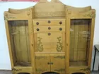  GENE PATRICK AUCTIONEER OAK SECRETARY DESK
