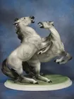 Austrian Lipizzaner Double Stallions 13in. high 