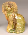 Redware Pottery Lion Bank