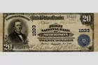 1905 $20 Bank Note - Morrison, Illinois