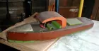 wooden toy boat