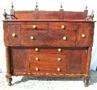 Monumental Empire Revival Butler's Desk