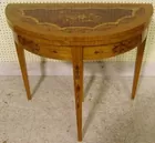 French Inlaid Game Table