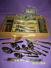 Newer Gorham Flatware Set-Stainless, w/Salt & Pepp
