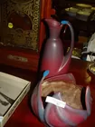 Van Briggle Pottery Maroon Planter & Pitcher