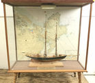 Grand Banks Fisherman Model Ship In Display