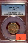 121) 1913 Tpye 1 Nickel