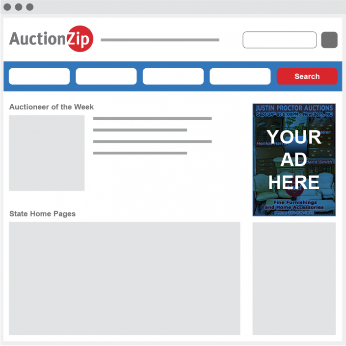 Advertise with AuctionZip - Reach the Largest Pool of Auction Buyers